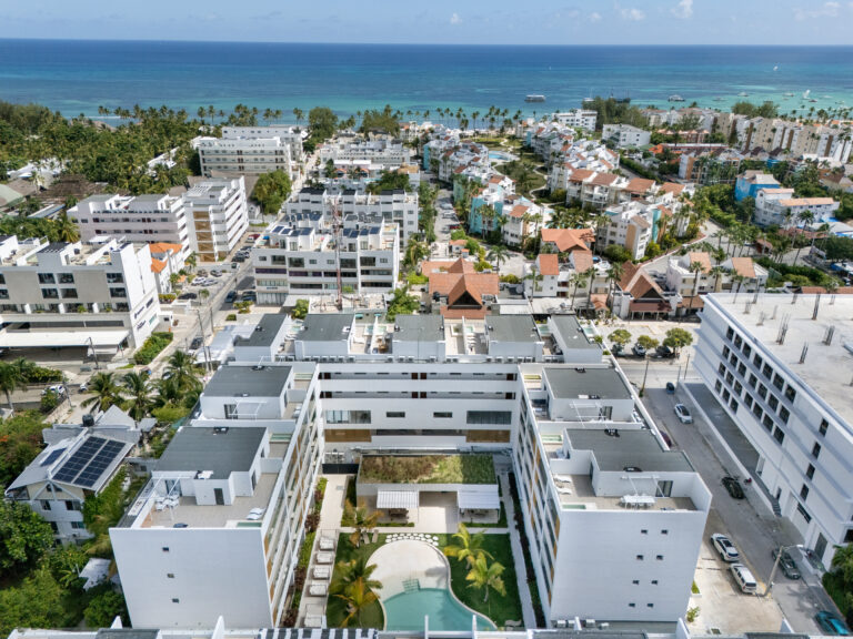 Caribbean beach access steps from AlaNiqueStay luxury penthouse Punta Cana